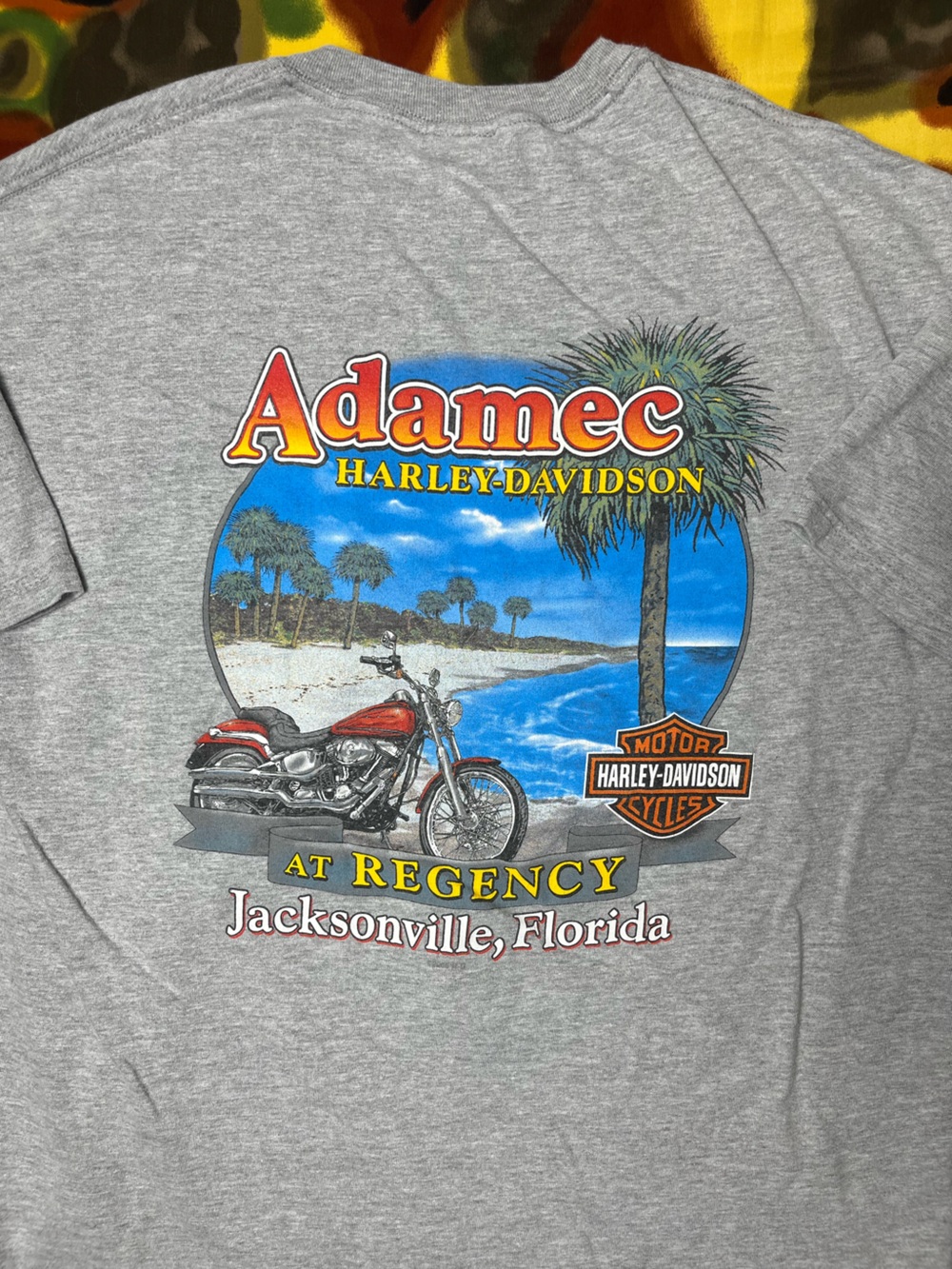 Y2K Harley Davidson Jacksonville fl adamec regency men’s tee shirt